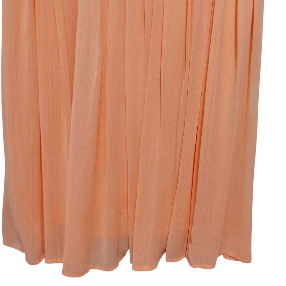 Torrid Coral Sleeveless Stretch Pleated Skirt Mini Dress Women's Size 2X - Picture 5 of 10